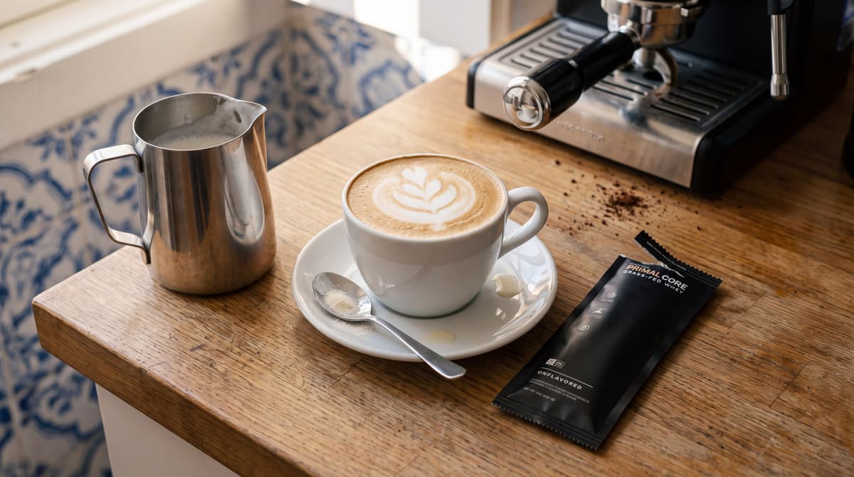 How to Make a Protein Cappuccino (25g Protein, No Blender)