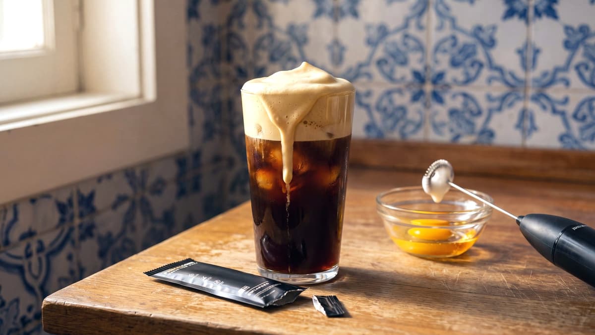 Café Vietnamita com Ovo e Proteína (Receita Batida a Frio)